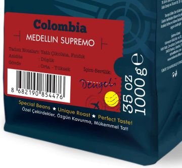 Moliendo Colombia Medellin Supremo Yöresel Kahve