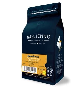 Moliendo Honduras Pacamara Finca Monte Cristo Yöresel Kahve 250 gr.