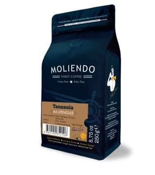 Moliendo Tanzania Utengule AA Yöresel Kahve 250 gr.