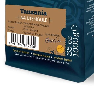 Moliendo Tanzania Utengule AA Yöresel Kahve 1000 gr.