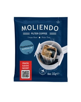 Moliendo Guatemala Antigua Pratik Filtre Kahve Avantaj Paketi 2 x 10 Toplam 20 Adet