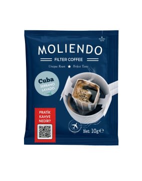 Moliendo Cuba Serrano Lavado Pratik Filtre Kahve Avantaj Paketi 2 x 10 Toplam 20 Adet