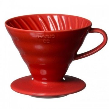 Hario V60 02 Dripper Kırmızı Plastik