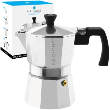 Grosche Milano Moka Pot Gümüş 3 Cup 150 ml